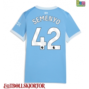 Manchester City Antoine Semenyo #42 Hemmatröja Dam 2026-27 Kortärmad